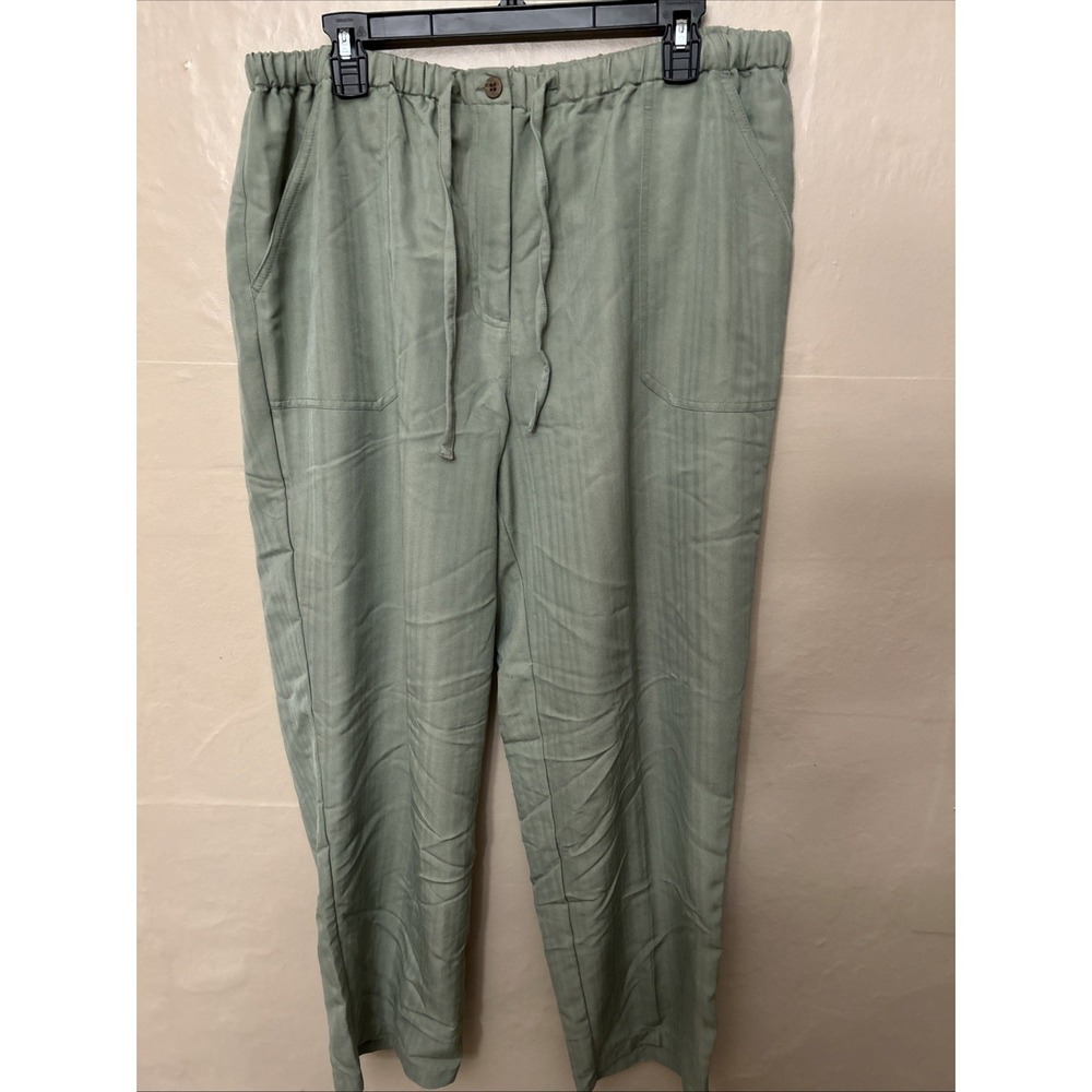 Havana Jacks 1X Lightweight Pull On Summer Green Pants